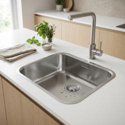 Franke Smart SRX 210.40 T RVS sink 40x40 Flush-mounted 127.0688.776